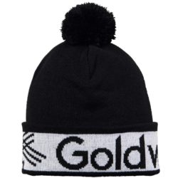 Goldwin Ski 滑雪(登山戶外)毛帽 Logo Beanie G71902 BK